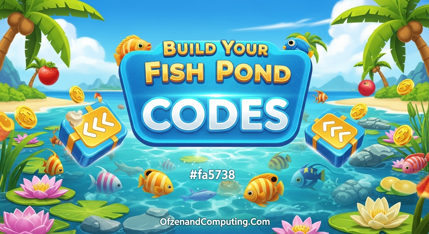 Build Your Fish Pond Codes