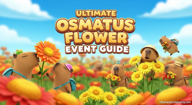 Capybara Go! Osmatus Flower Event