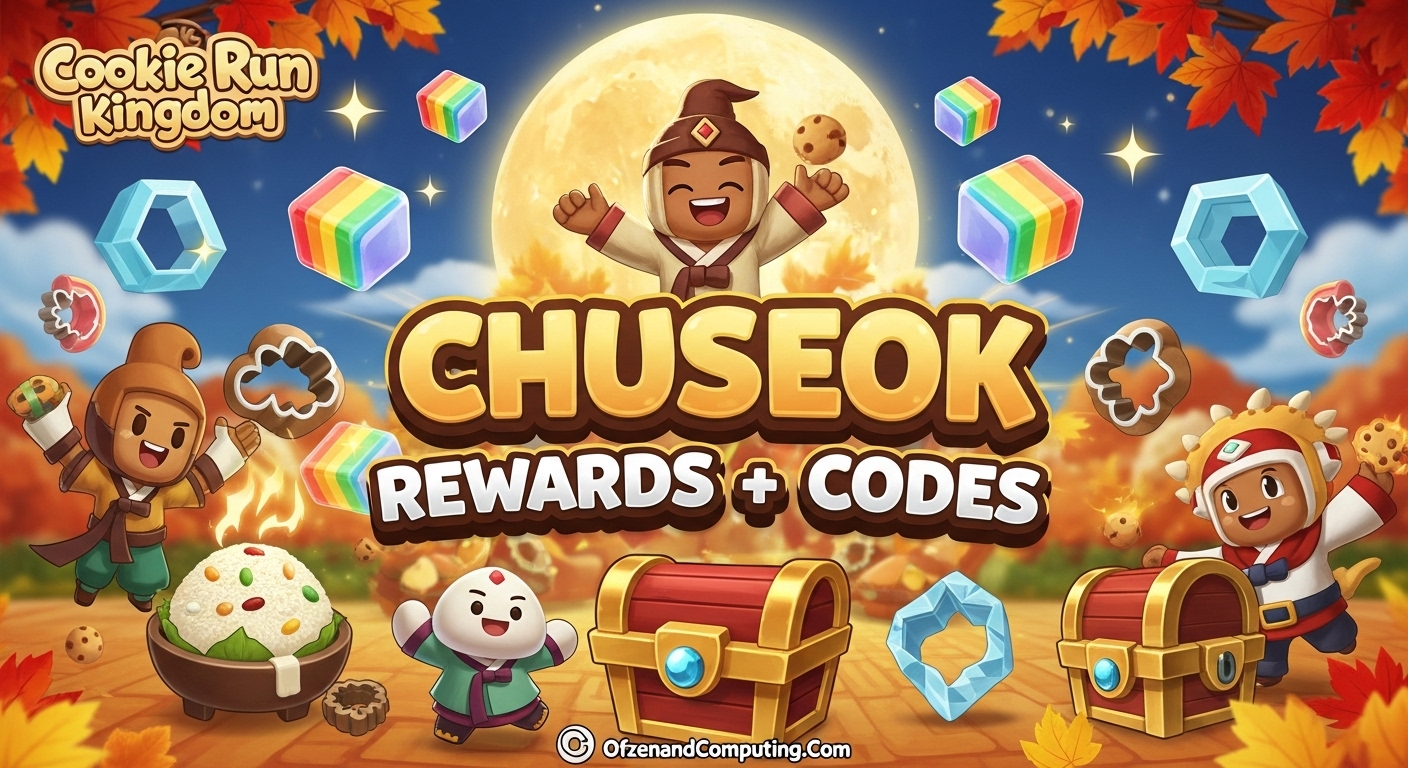 Cookie Run Kingdom Chuseok Codes
