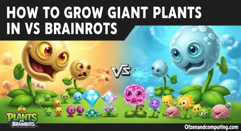 Grow Giant Plants in Plants vs Brainrots