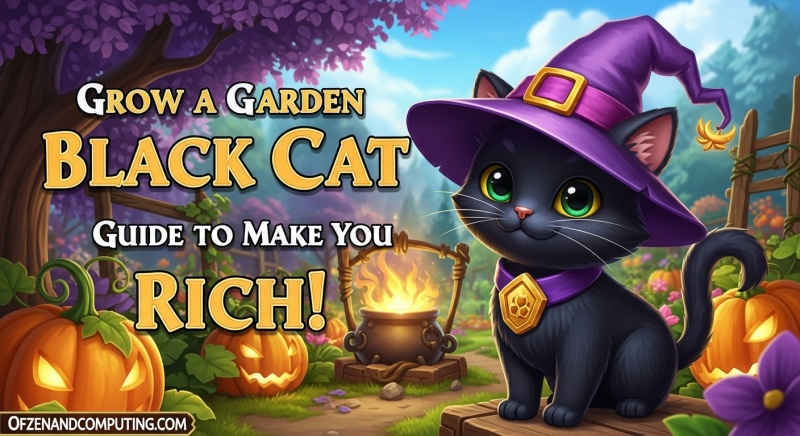 Grow a Garden Black Cat