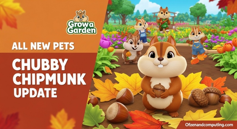 Grow a Garden Chubby Chipmunk Pets
