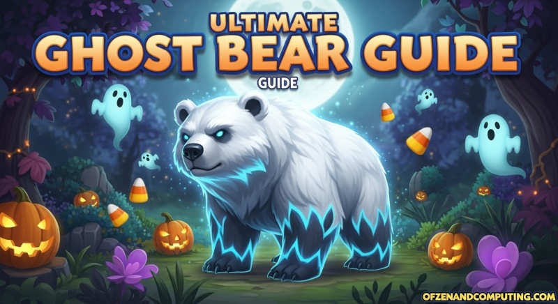 Grow a Garden Ghost Bear