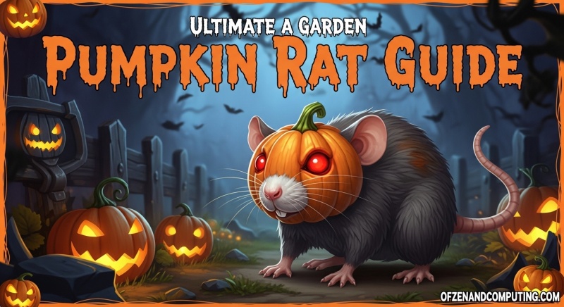 Grow a Garden Pumpkin Rat