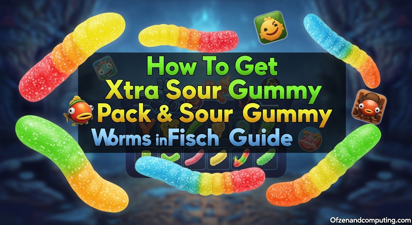 How To Get Xtra Sour Gummy Pack & Sour Gummy Worms in Fisch