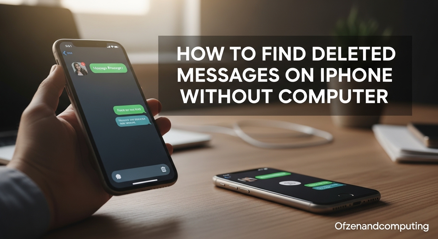 How to Find Deleted Messages on iPhone Without Computer