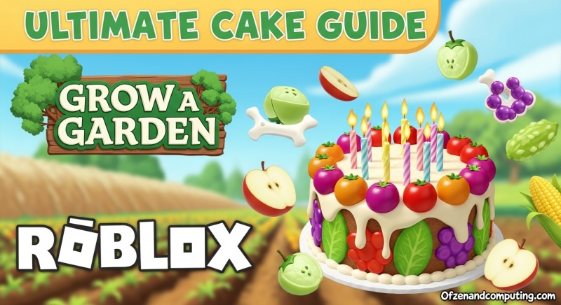 How to Make Cake Grow a Garden