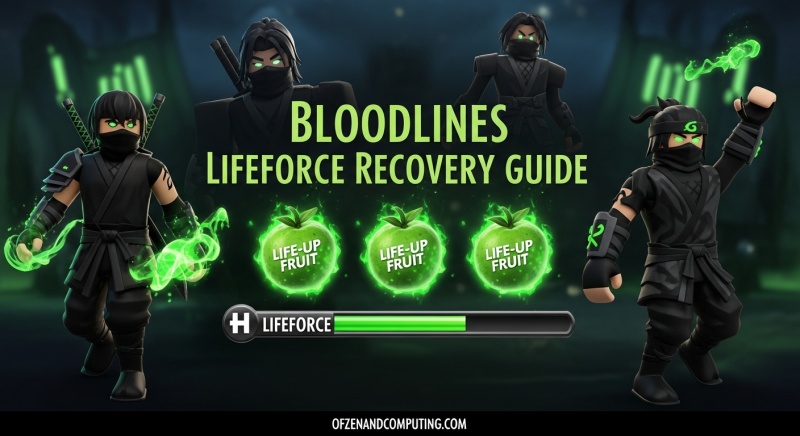 How to Restore Lifeforce in Bloodlines