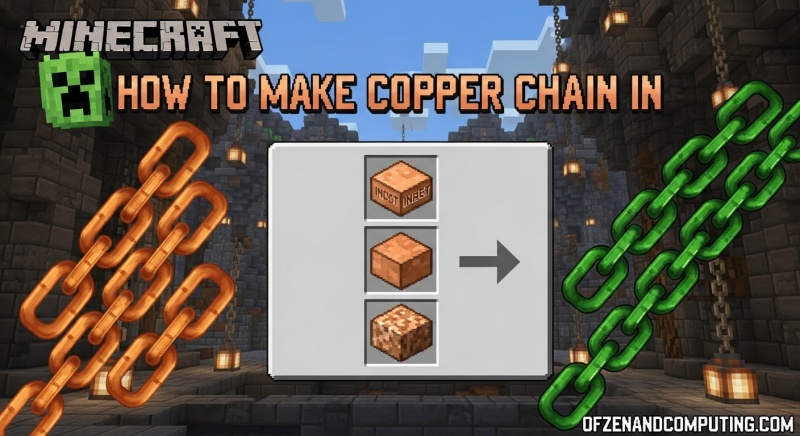 Make Minecraft Copper Chain
