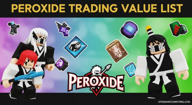 Peroxide Trading Value List