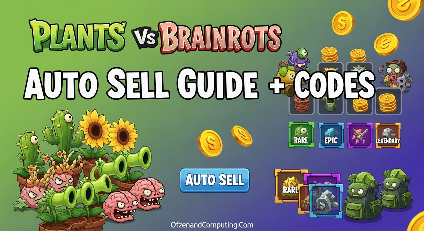Plants Vs Brainrots Auto Sell Guide