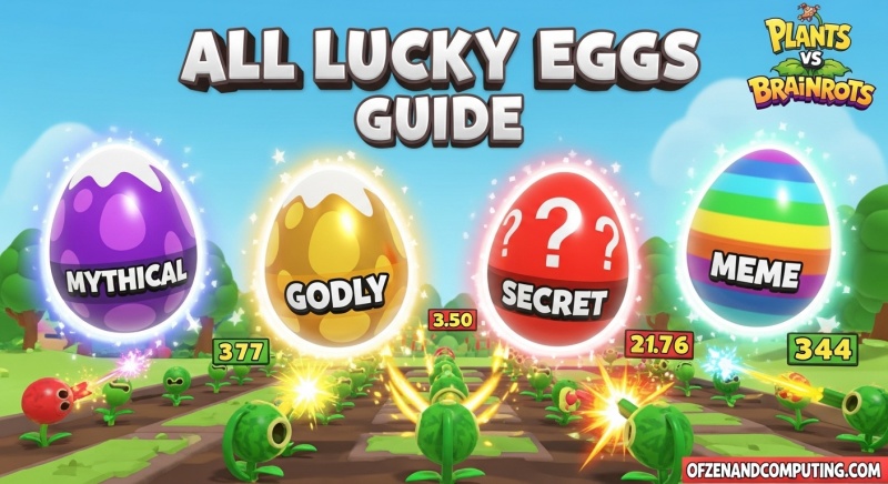 Plants vs Brainrots Lucky Eggs Guide