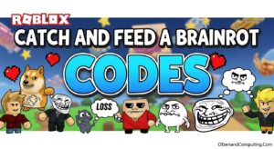 Roblox Catch and Feed a Brainrot Codes (March 2026) 10+New Active Codes