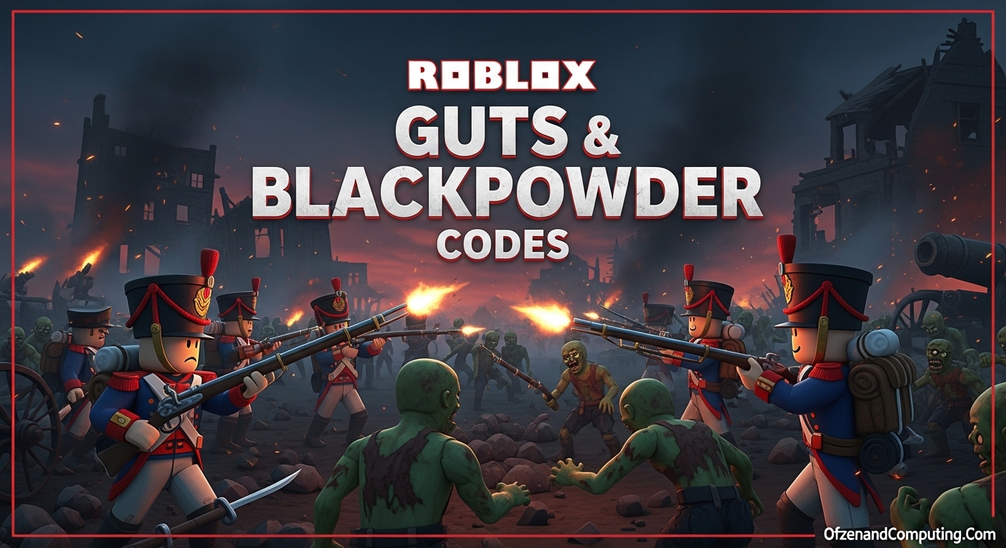 Roblox Guts & Blackpowder Codes