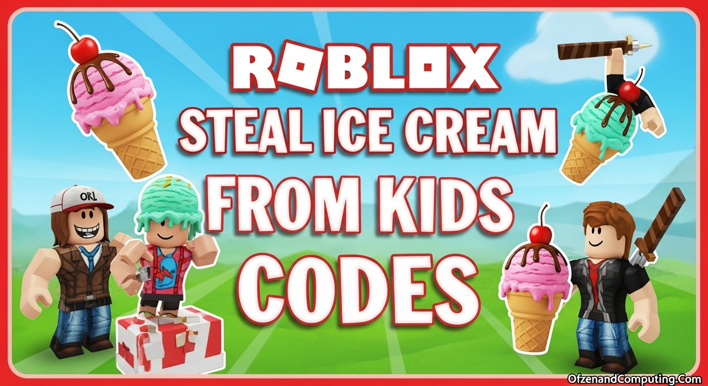 Roblox Steal Ice Cream from Kids Codes