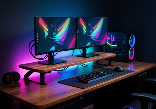 Best Gaming Desk Monitor Risers: 12 Expert-Tested Picks for Ergonomic Gaming - OfzenAndComputing