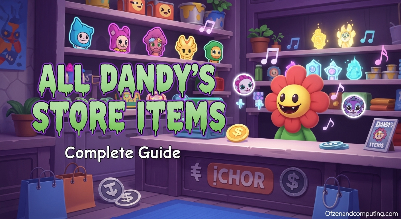 All Dandy's Store Items Dandy's World