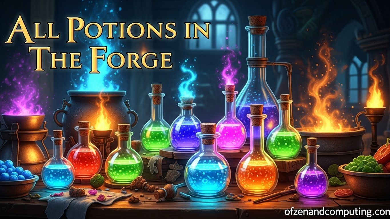 All Potions in The Forge