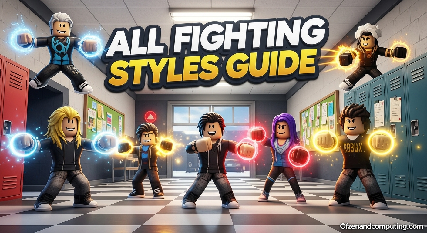 All the Fighting Styles in Fight in a School