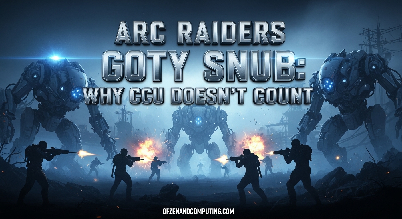 Arc Raiders GOTY Snub Proves CCU Doesn't Matter to Critics