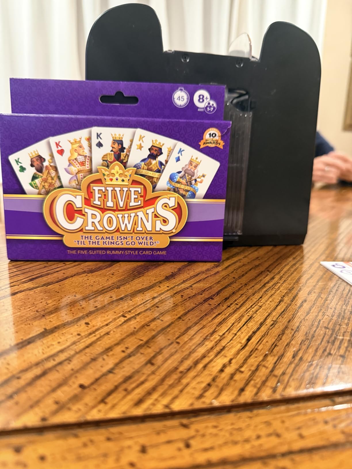 PlayMonster Five Crowns — The Game Isn't Over Until the Kings Go Wild! — 5 Suited Rummy-Style Card Game — For Ages 8+ - Customer Photo 1