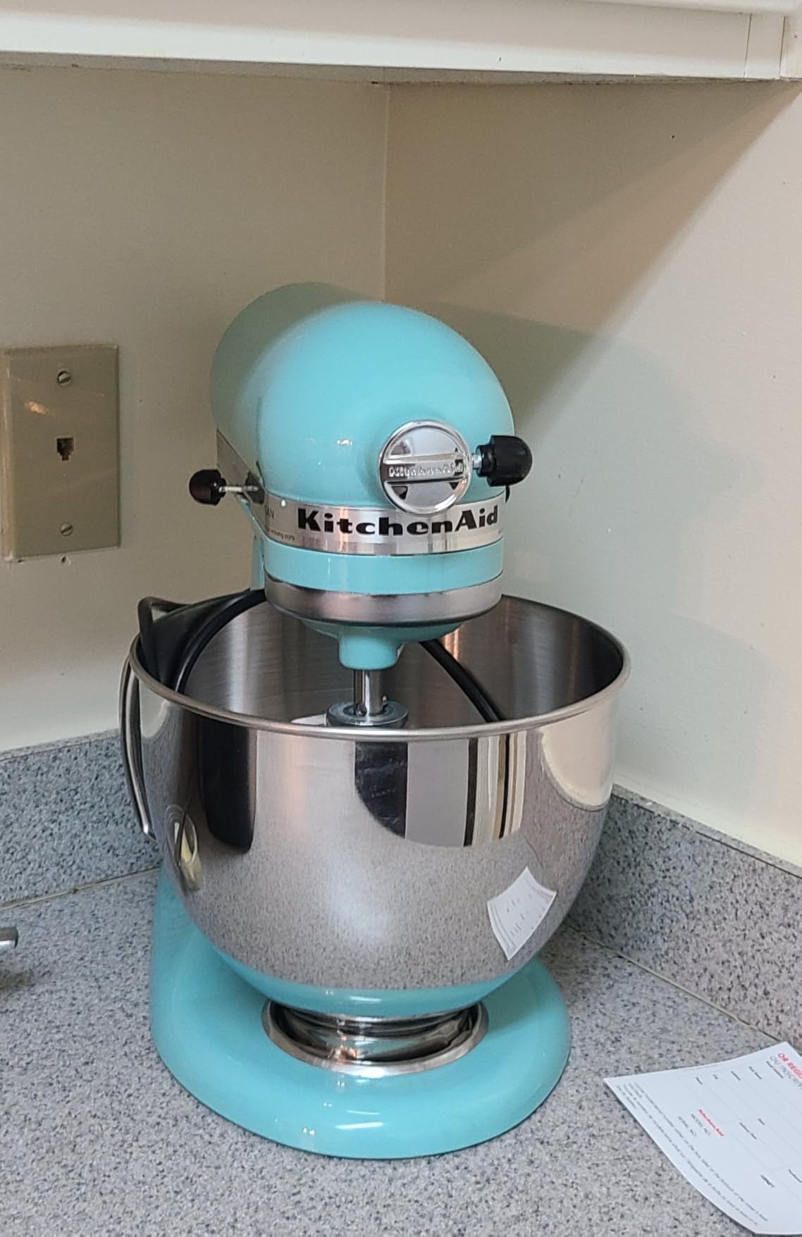 KitchenAid Artisan Series 5 Quart Tilt Head Stand Mixer with Pouring Shield KSM150PS, Pistachio - Customer Photo 1