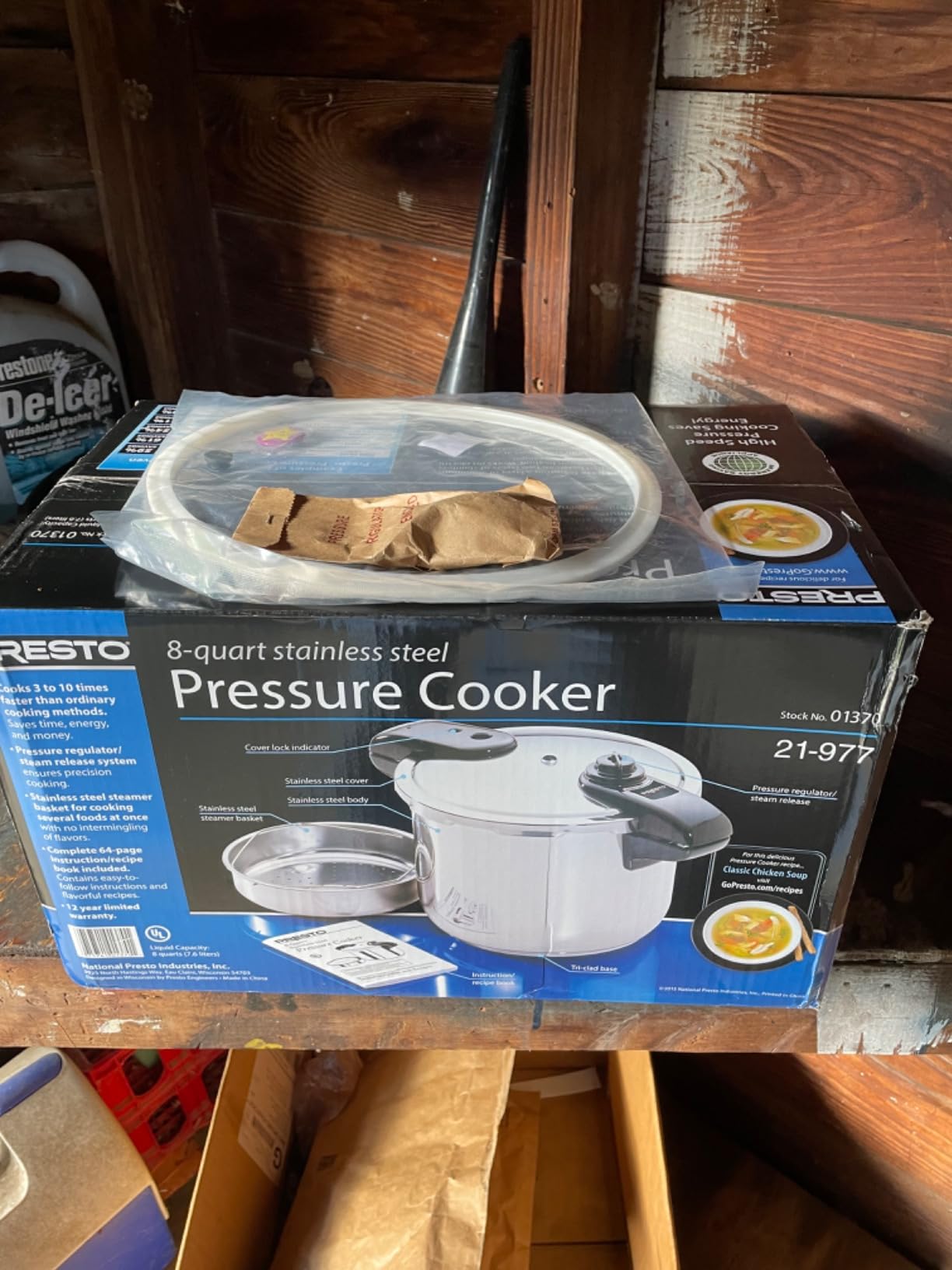 Presto 01370 8-Quart Stainless Steel Pressure Cooker - Customer Photo 2