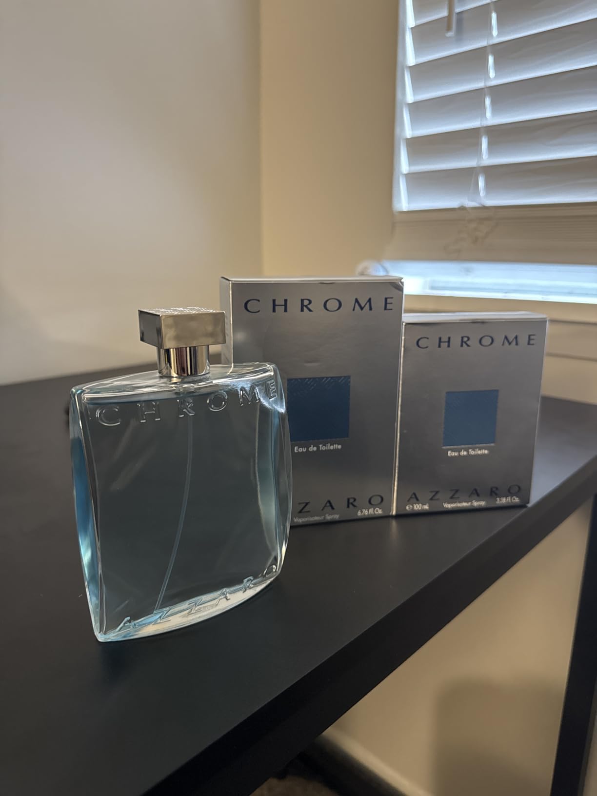 Azzaro Chrome Eau de Toilette - Fresh Aquatic Mens Cologne - Citrus, Woody, Musky Fragrance -Fresh Notes of Bergamot - Everyday Wear - Classic Summer Beach Scent - Luxury Perfumes for Men - Customer Photo 1