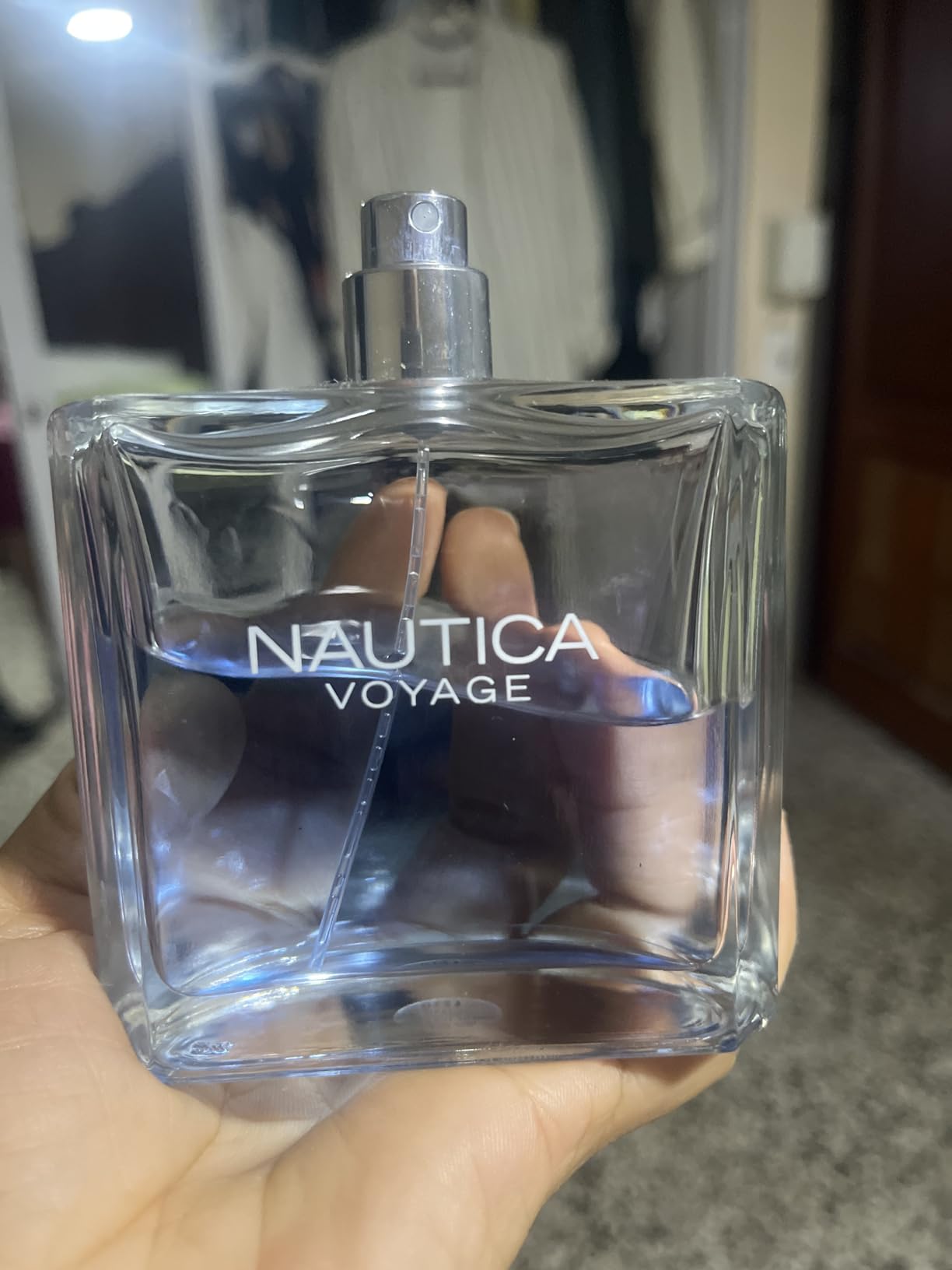 Nautica Voyage Eau De Toilette, Cologne and Fragrance For Men, Fresh, Romantic, Fruity Scent Woody, Aquatic Notes of Apple, Water Lotus, Cedarwood, and Musk Ideal Day Wear, Long Lasting 3.3Fl oz - Customer Photo 3