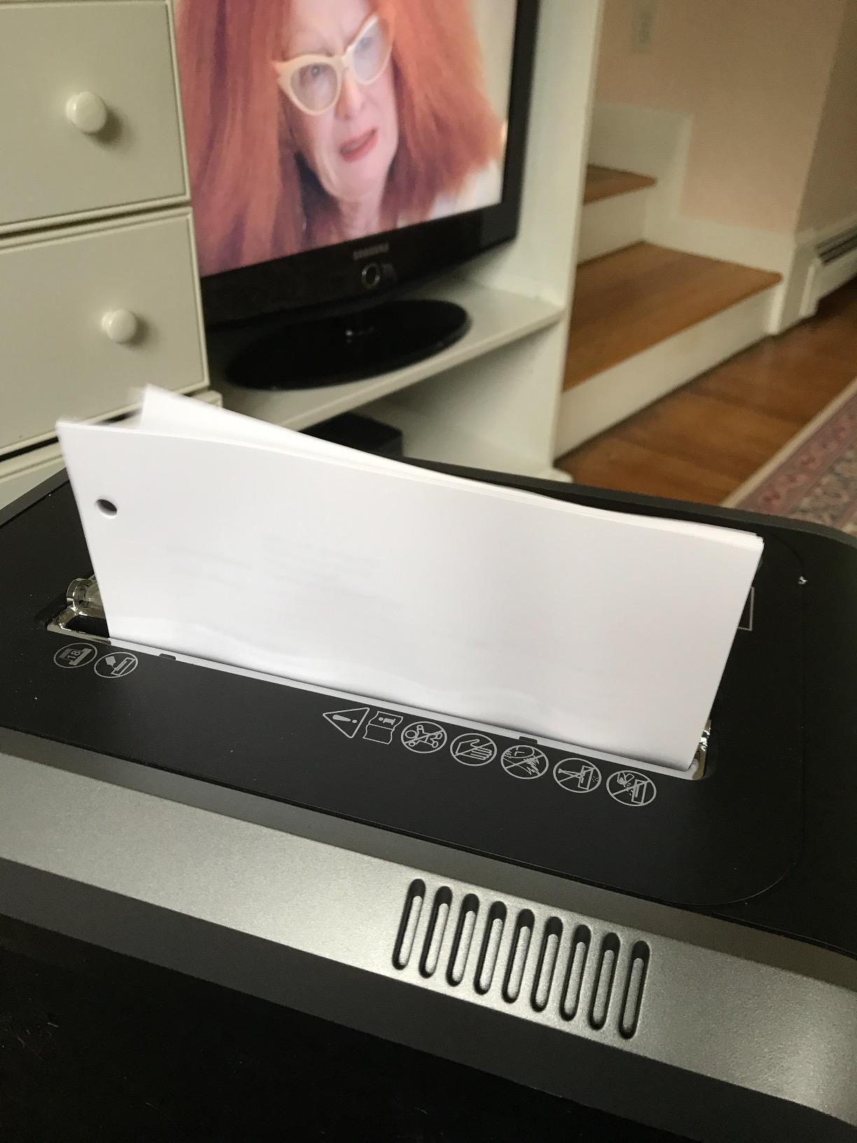 Fellowes Powershred 99Ci 18-Sheet 100% Jam-Proof Heavy Duty Crosscut Paper Shredder Machine for Office and Home, Black/Gray 3229904 - Customer Photo 2