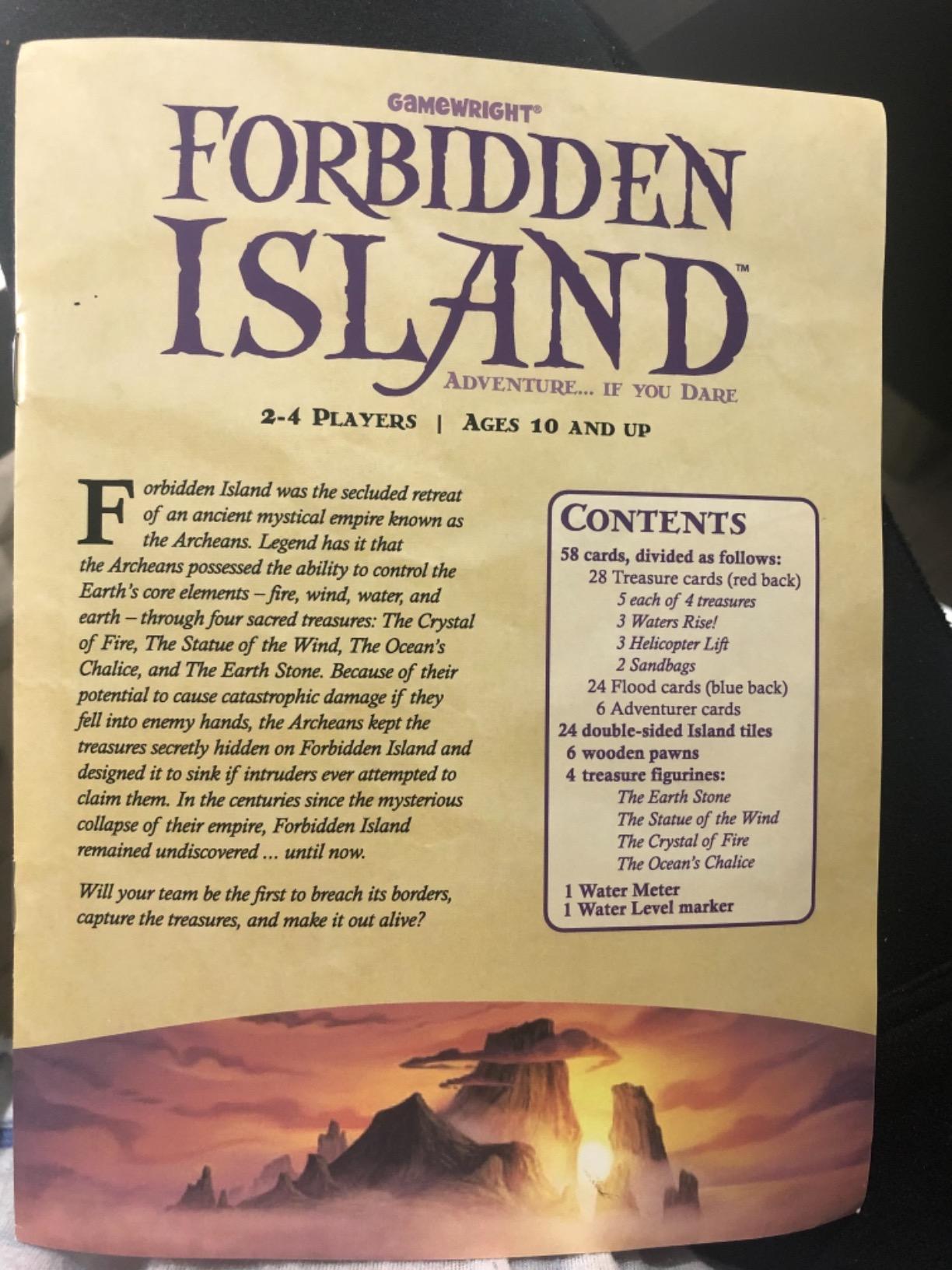 Gamewright - Forbidden Island - Cooperative Strategy Survival Board Game, 2-4 Players - Customer Photo 2