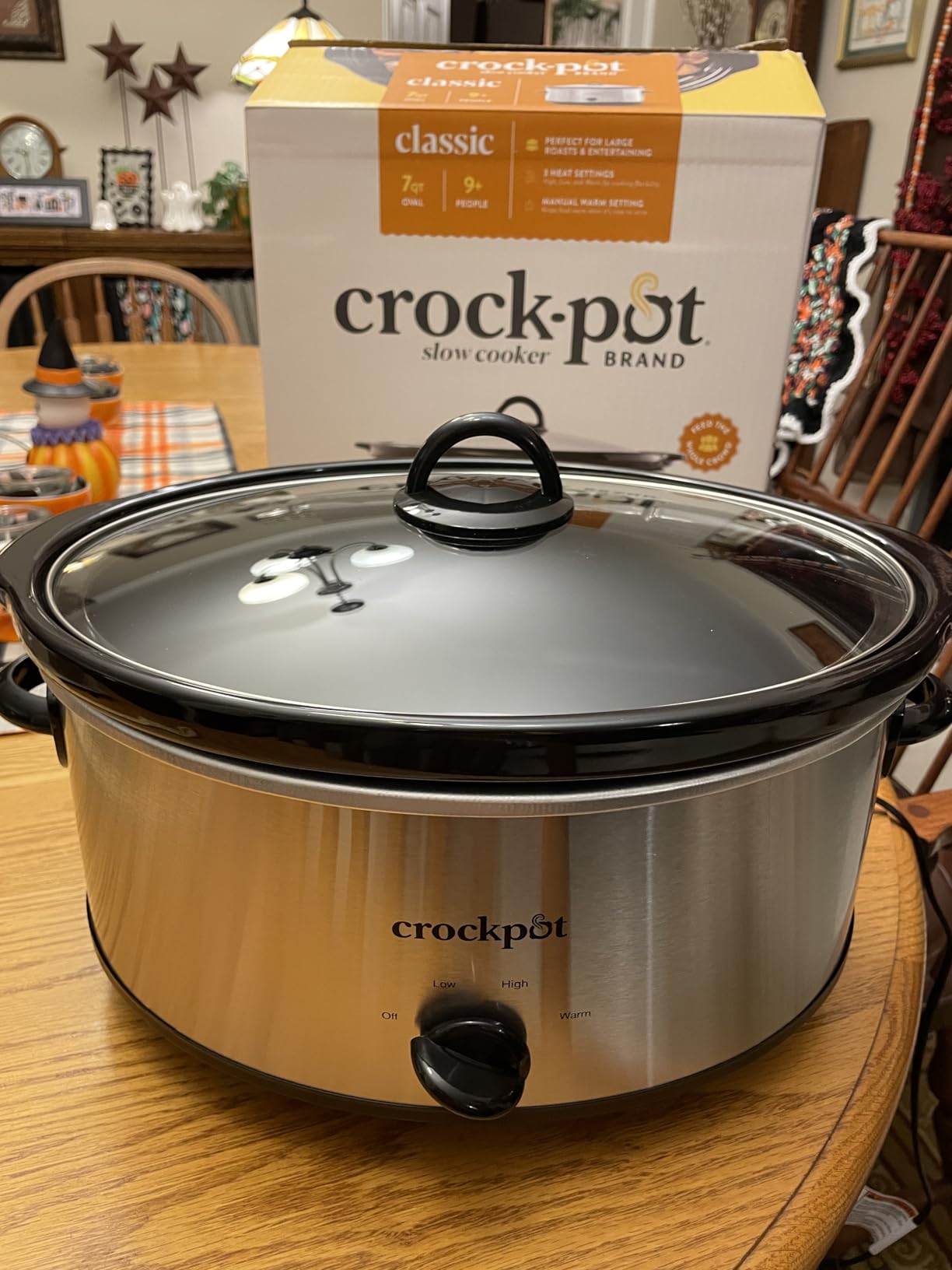 Crock-Pot 7 Quart Oval Manual Slow Cooker, Stainless Steel (SCV700-S-BR) customer photo 1