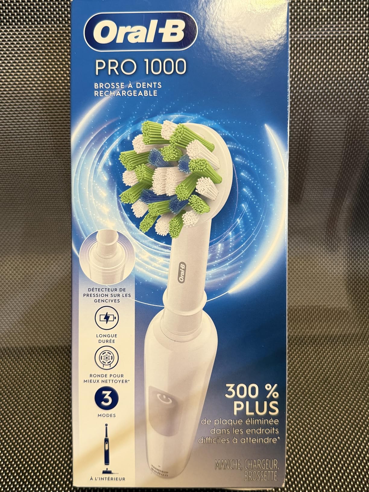 Oral-B Pro 1000 Rechargeable Electric Toothbrush, White Customer Review Oral-B Pro 1000 Rechargeable Electric Toothbrush, White - Customer Photo 1