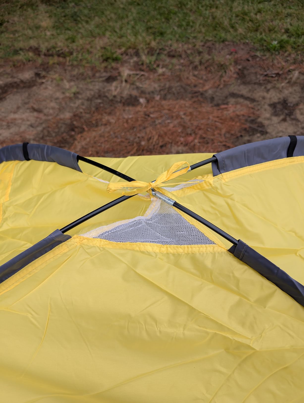 2 Person Camping Tent with Rain Fly and Carrying Bag - Lightweight Outdoor Pop Up Tents for Camping Essentials, Music Festivals, Backpacking, Hiking, or Beach Shelter by Wakeman Outdoors - Customer Photo 1