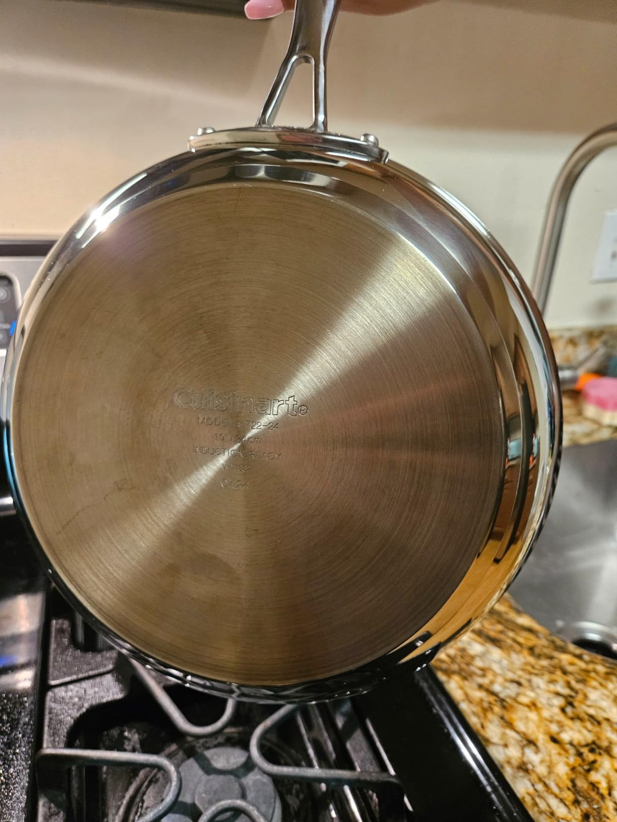 Cuisinart 77-11G Stainless Steel 11-Piece Set Chef's-Classic-Stainless-Cookware-Collection Customer Review Cuisinart 77-11G Stainless Steel 11-Piece Set Chef's-Classic-Stainless-Cookware-Collection - Customer Photo 1