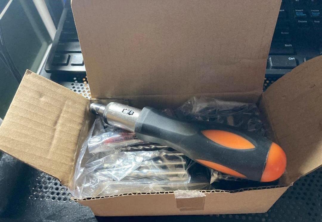 BLACK+DECKER 20V MAX* POWERCONNECT Cordless Drill Driver Kit with Drill Bit Set and Sockets, 100 pc. Tool Kit for Home, Battery and Charger Included ,Orange (BDC120VA100) - Customer Photo 4