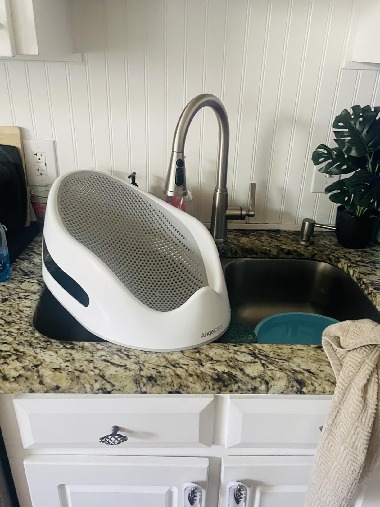 Angelcare Baby Bath Support (Aqua) | Ideal for Babies Less Than 6 Months Old - Customer Photo 1