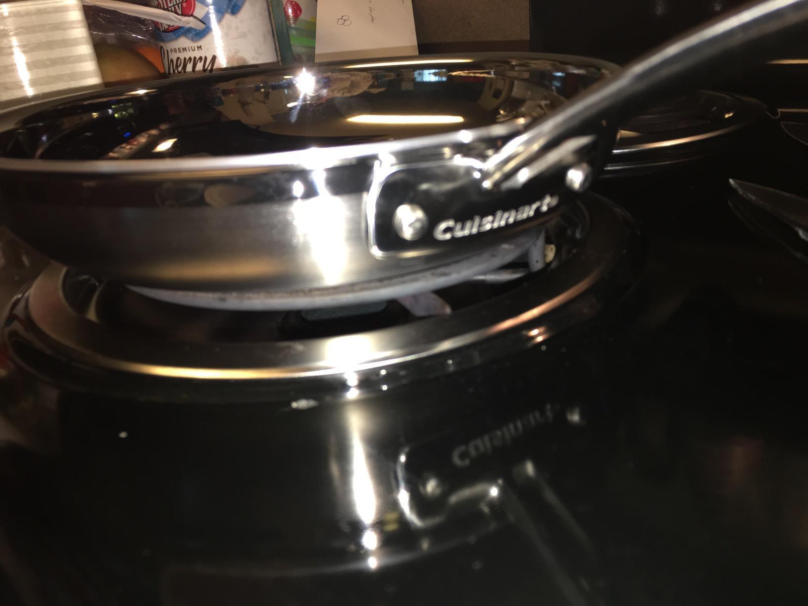 Cuisinart 12-Piece Cookware Set, MultiClad Pro Triple Ply Stainless Steel Cookware Set, Heat Surround Technology, Cool Grip Stick Handles, Oven Safe Up to 500°F, MCPS-12N, Silver Customer Review Cuisinart 12-Piece Cookware Set, MultiClad Pro Triple Ply Stainless Steel Cookware Set, Heat Surround Technology, Cool Grip Stick Handles, Oven Safe Up to 500°F, MCPS-12N, Silver - Customer Photo 2