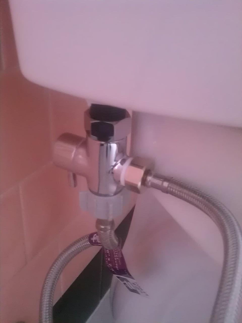 LUXE Bidet NEO 120 - Single Nozzle, Self-Cleaning, Non-Electric Bidet Attachment for Toilet Seat, Adjustable Water Pressure, Rear Wash (Blue) - Customer Photo 2