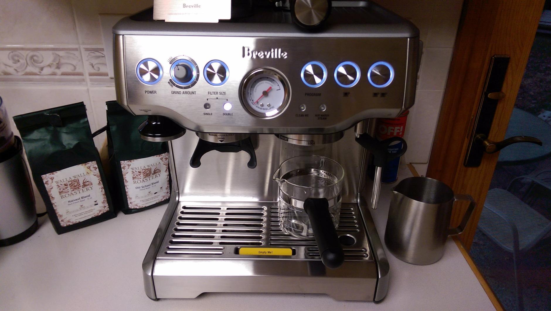 Breville Barista Express Espresso Machine BES870XL, Brushed Stainless Steel - Customer Photo 2