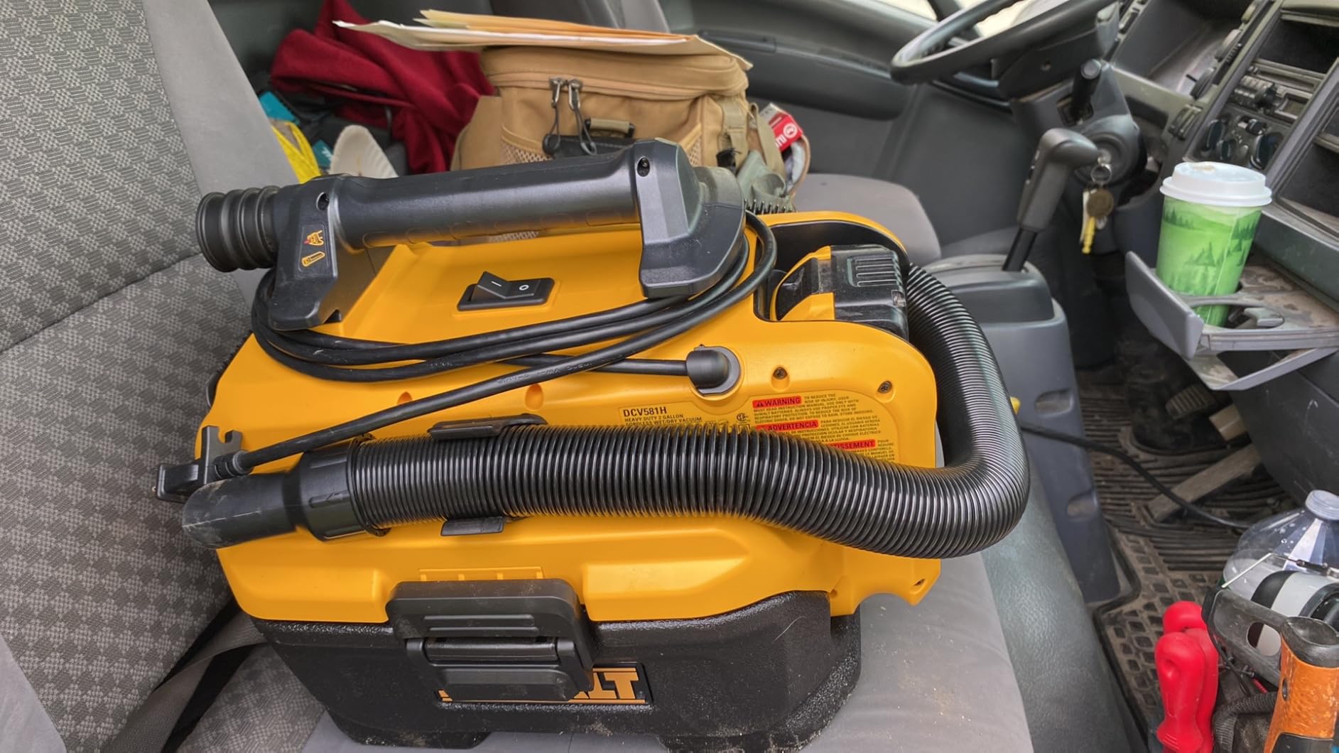 DEWALT 20V MAX Shop Vacuum Wet and Dry, Shop Vac 2 Gallon, Cordless and Corded Wet Dry Vacuum Cleaner, Wide Nozzle, Hepa Filter, Tool Only (DCV581H) - Customer Photo 4