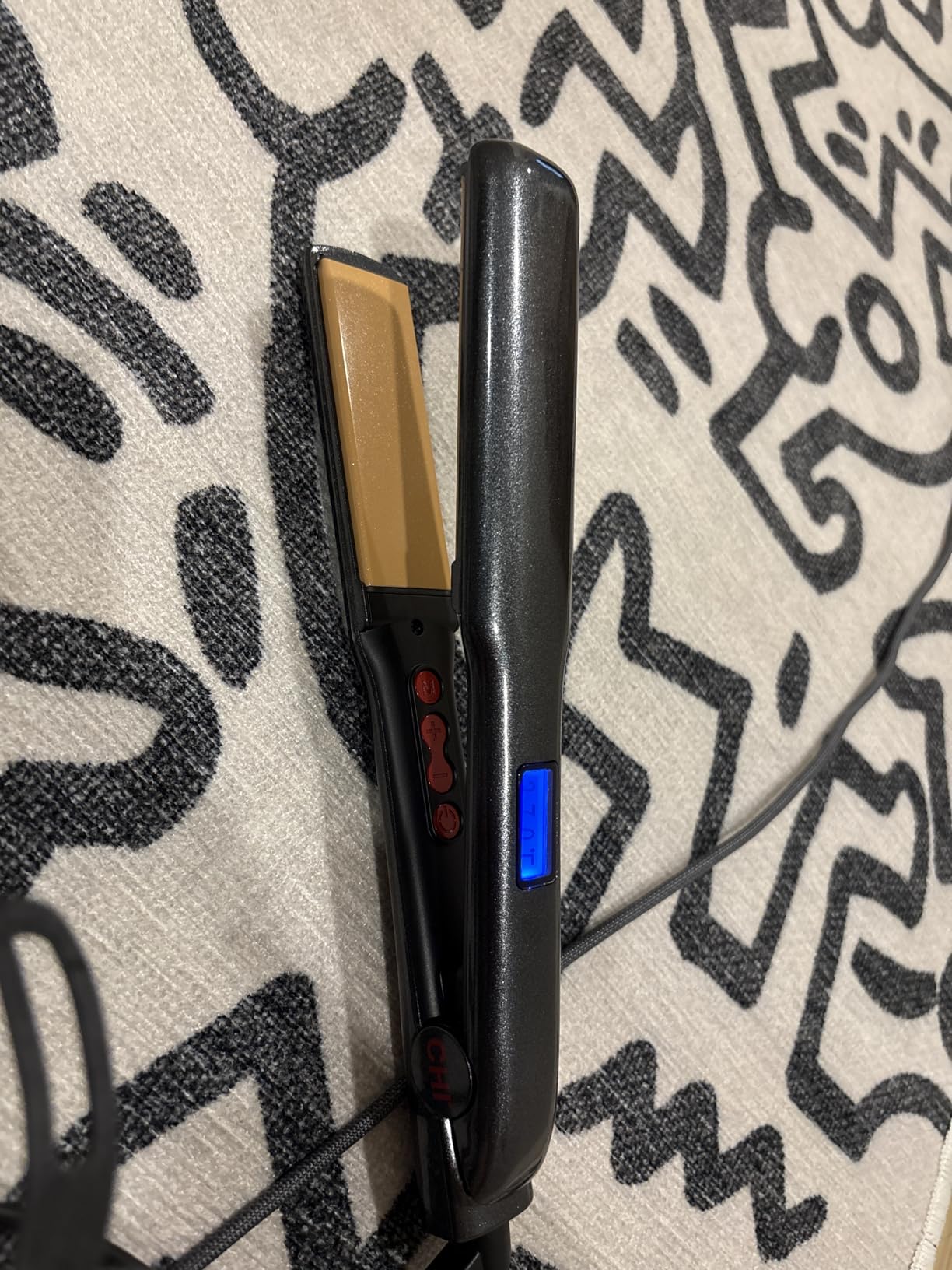 CHI G2 Digital Flat Iron, Straightening Hairstyling Iron For Smooth, Silky Hair, Titanium Infused Ceramic 1