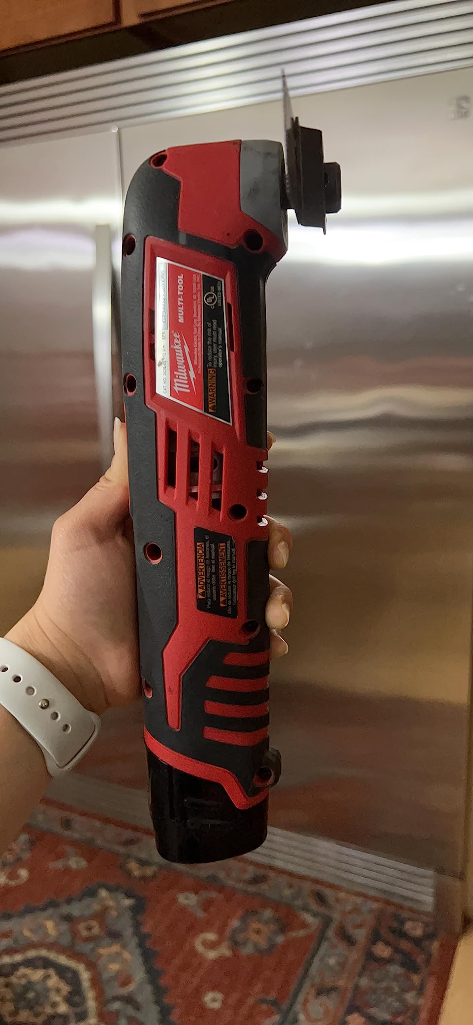 Milwaukee 2626-20 M18 18V Lithium Ion Cordless 18,000 OPM Orbiting Multi Tool with Woodcutting Blades and Sanding Pad with Sheets Included (Battery Not Included, Power Tool Only) - Customer Photo 1