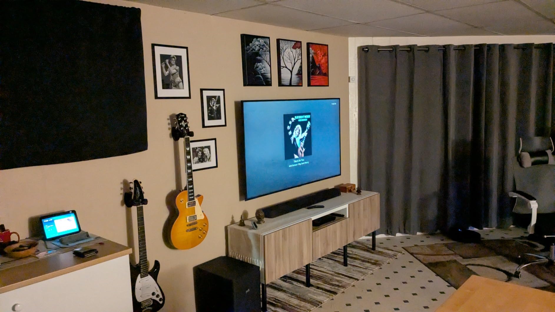 Wieco Art The Cloud Tree 3 Panels Modern Giclee Canvas Prints Artwork Abstract Seascape Paintings Reproduction Sea Beach Pictures Printed on Canvas Wall Art for Home Decorations Wall Decor - Customer Photo 4