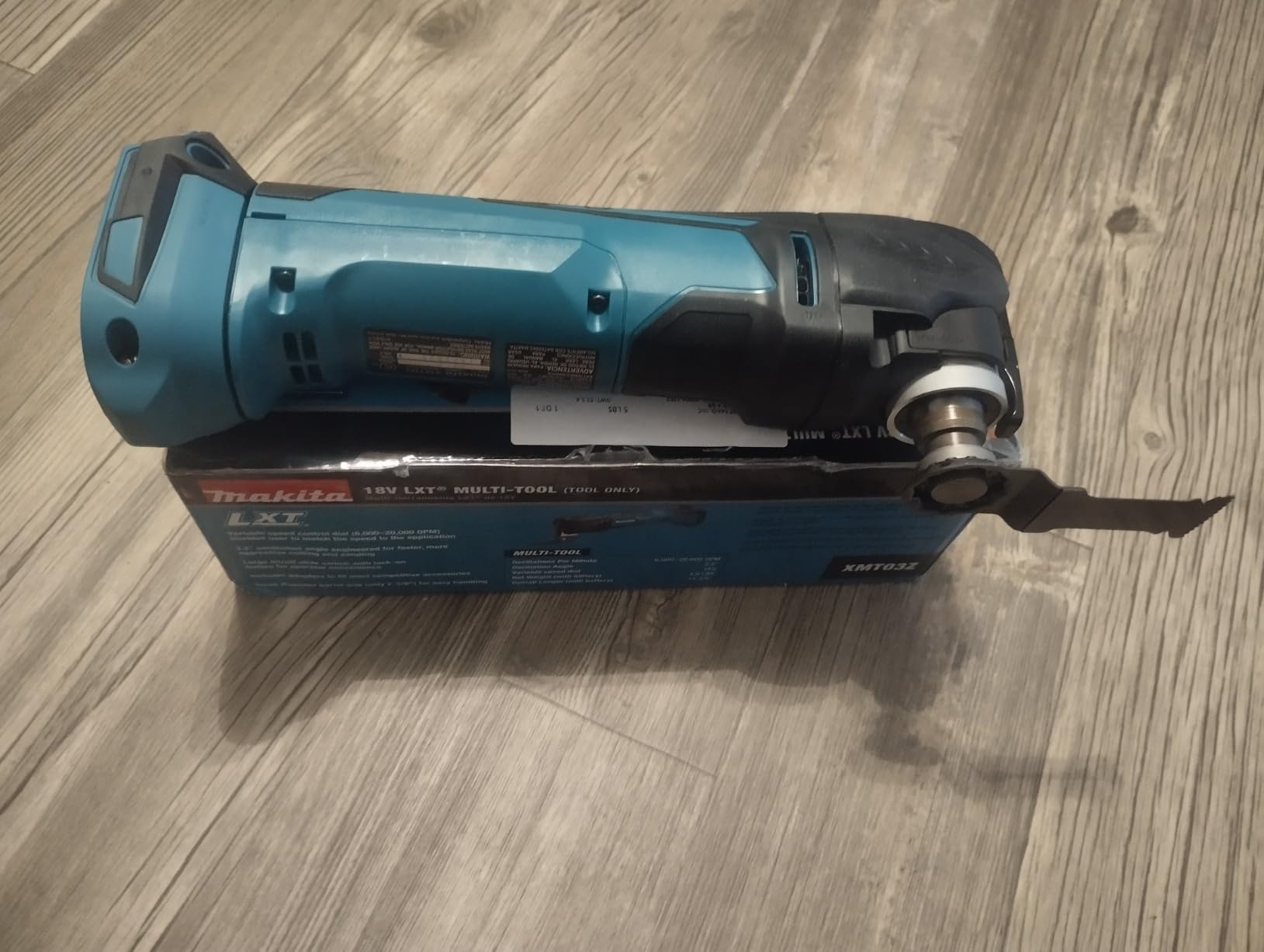 Makita XMT03Z 18V LXT® Lithium-Ion Cordless Multi-Tool, Tool Only - Customer Photo 2