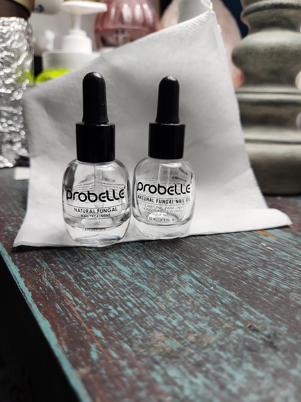 Probelle Natural Fungal Nail Oil, Nail Color Restoration, Clear Topical Solution .5 oz/ 15 ml - Customer Photo 3