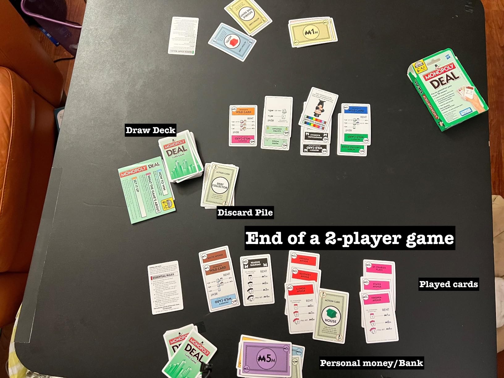 Monopoly Deal Card Game | Quick-Playing Card Game | Fun Games for Families and Kids | Ages 8 and Up | 2 to 5 Players | 15 Mins. | Travel Games - Customer Photo 1