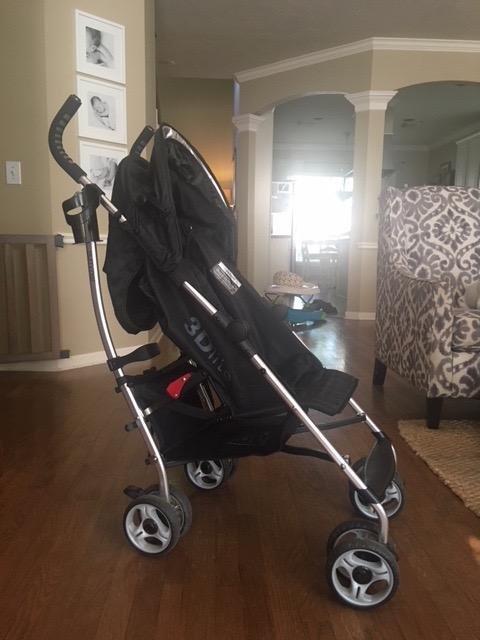 Ingenuity 3Dlite Convenience Stroller, Black – Lightweight Stroller with Aluminum Frame, Large Seat Area, 4 Position Recline, Extra Large Storage Basket – Infant Stroller for Travel and More - Customer Photo 1