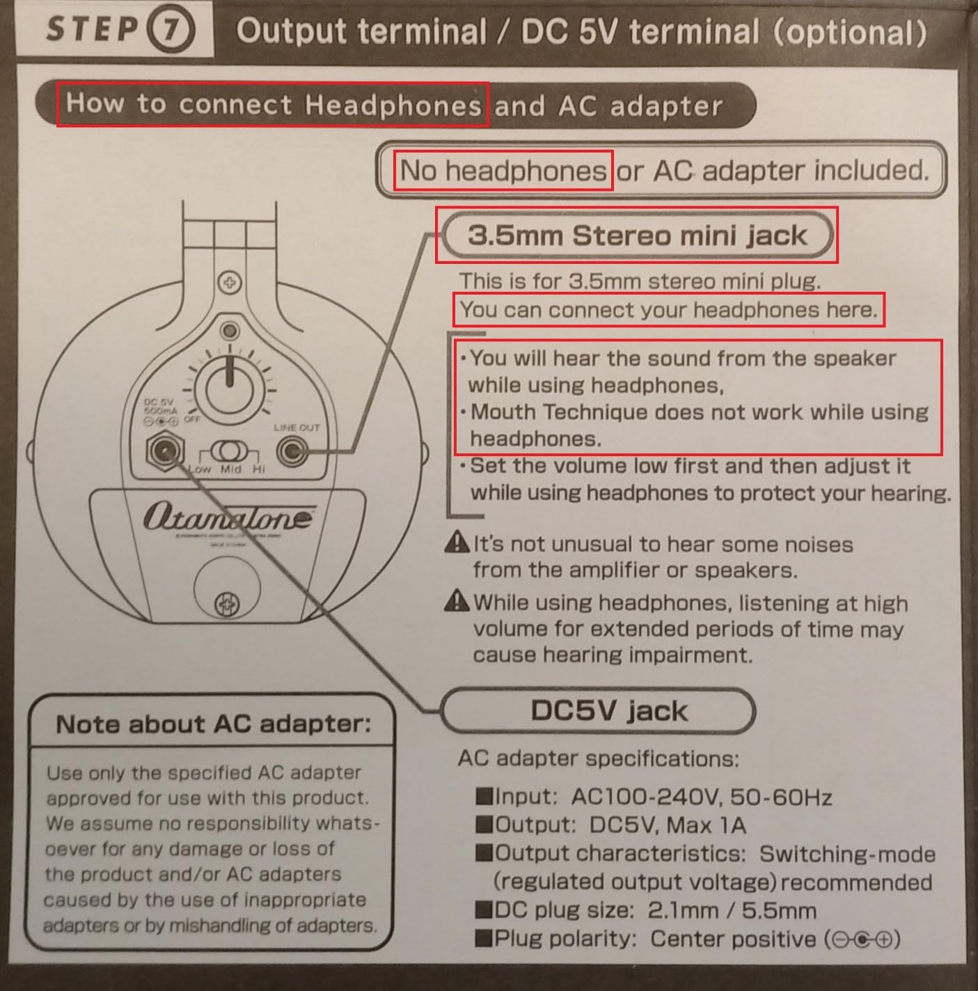 Otamatone Deluxe Electronic Musical Instrument for Adults Portable Synthesizer Digital Electric Music from Japan by Cube/Maywa Denki Cool Stuff Gifts, Black [English Manual] - Customer Photo 4