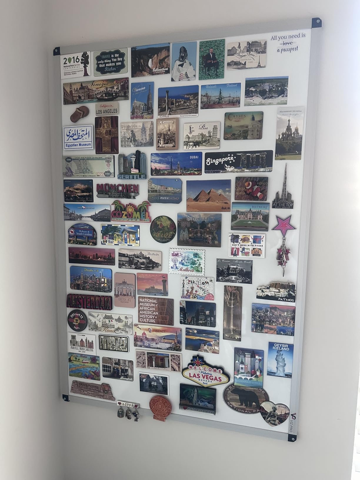 VIZ-PRO Magnetic Dry Erase Board, 36 X 24 Inches, Silver Aluminium Frame - Customer Photo 2